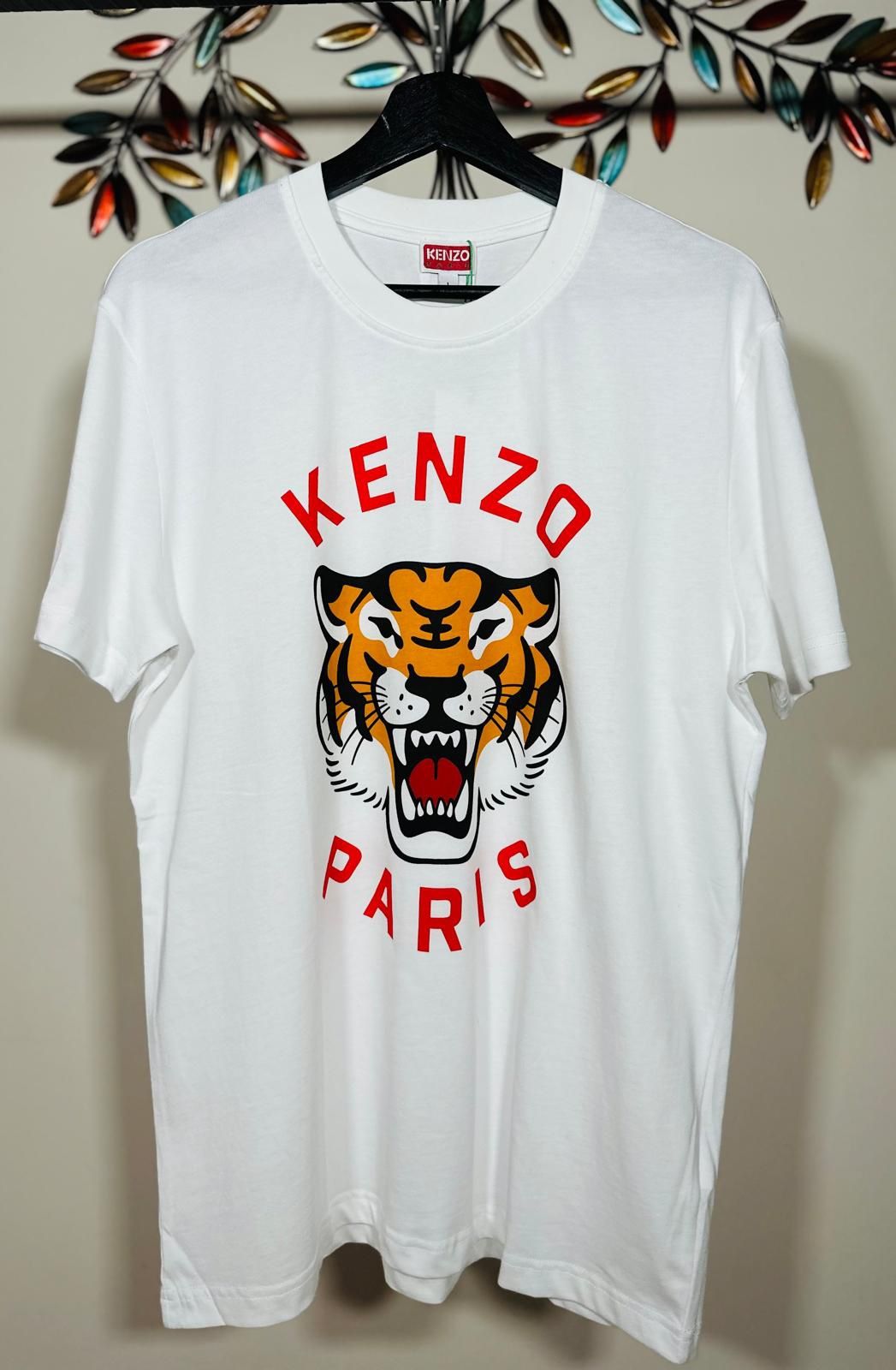 KENZO LUCKY TIGER LOGO PRINT T-SHIRT !!!