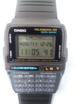 Casio calculator watch