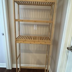 Over The Toilet Bamboo Organizer