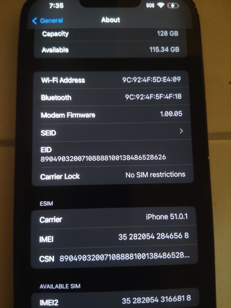iPhone 14 Plus UNLOCKED 
