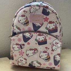 Loungefly Hello Kitty Sushi Mini Backpack