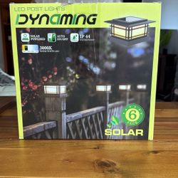 Solar Power Post Lights