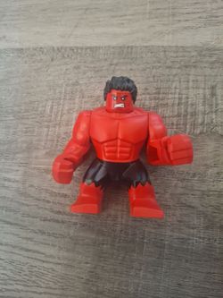 Lego red hulk