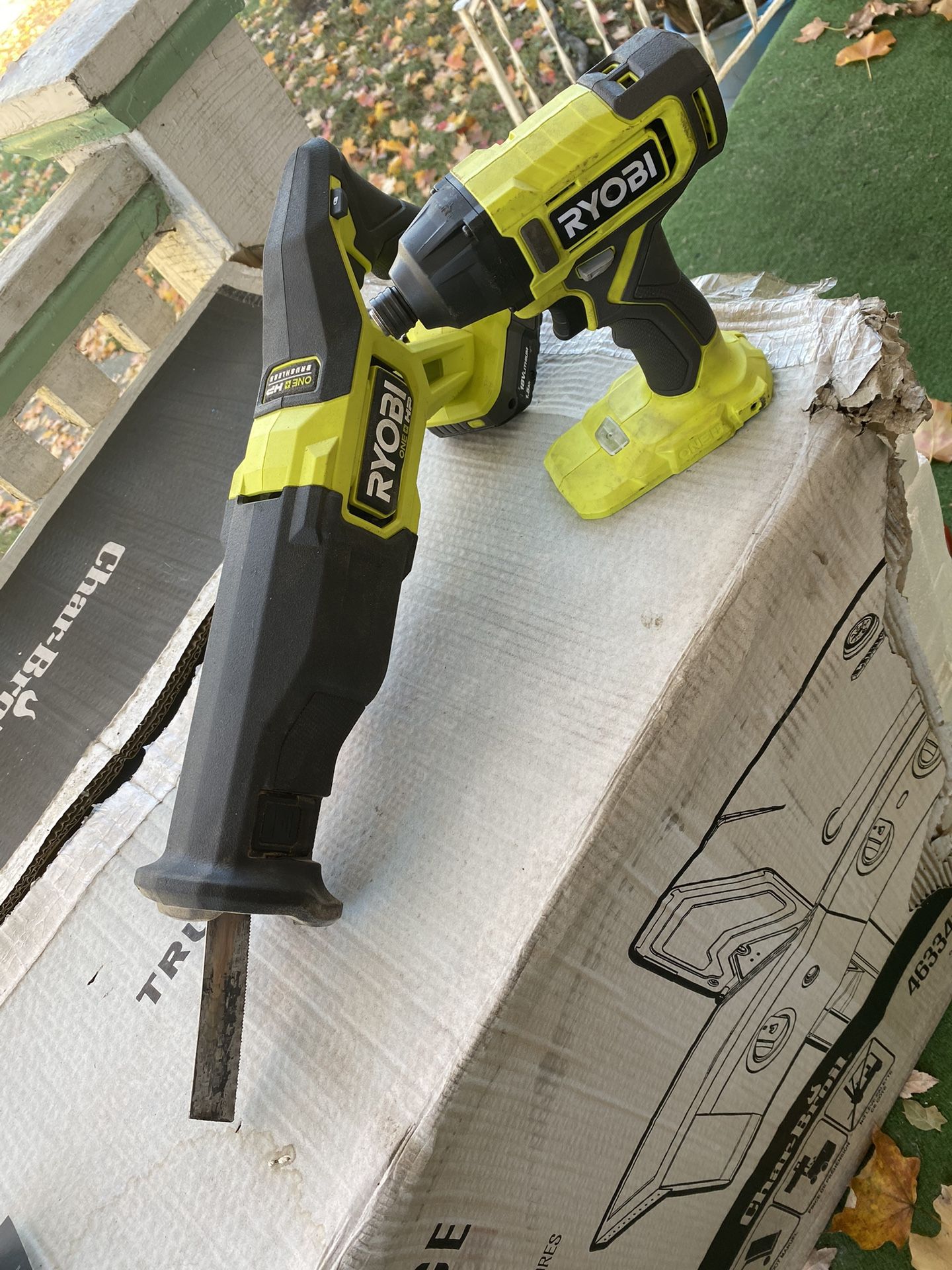 Ryobi Saw And Impact Driver