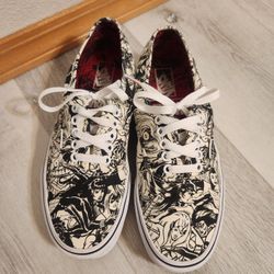 Vans Comicbook Print Size 7 M/8.5 W