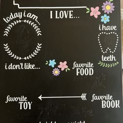 Baby Milestone Chalkboard 