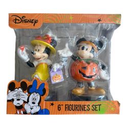 Mickey And Minnie Halloween Figurines Set 