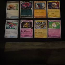 8 Pokemon Cards - Listed Price Is Real Price 