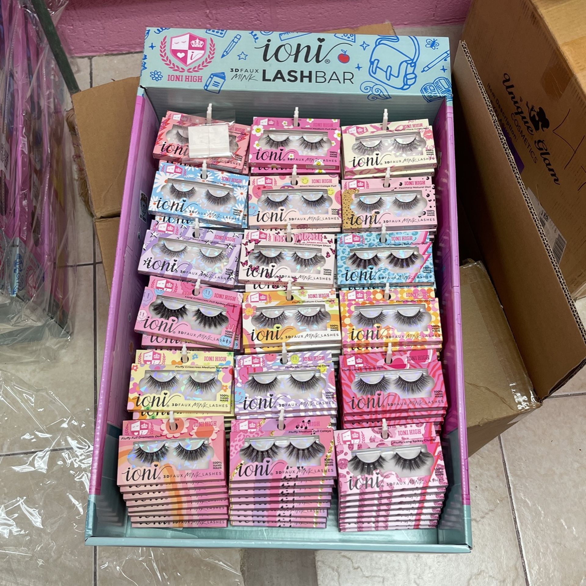 Ioni Eyelashes Set Sold By Whole Display Only