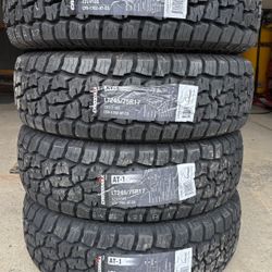 (4) - LT245/75/17 Crossmax AT-1 Tires