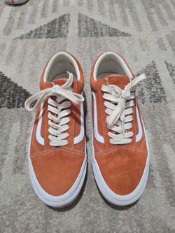 Orange Vans Shoes