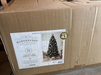 Wondershop 7.5 ft Virginia Pine Unlit Christmas Tree