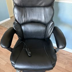 Leather Gaming Office Chair With Message 