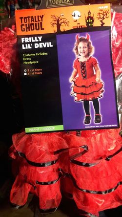 Little devil sz 2-4 years $10