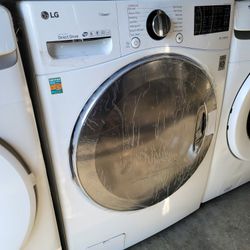 NEW Open Box LG Front Load Washer With Steam TrueBalance TurboWash