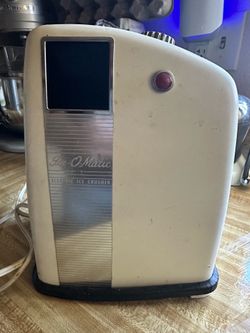 Vintage Rival Ice-O-Matic Mid Century Modern Electric Ice Crusher-WORKS!