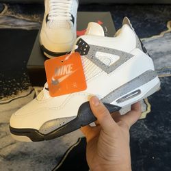 Jordan Retro 4 White Cement 