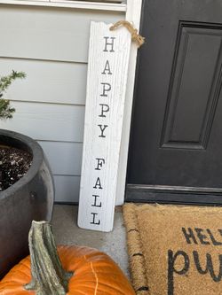 Fall Halloween Sign