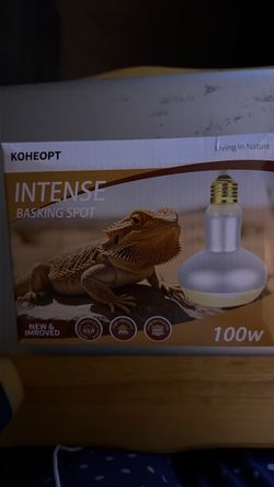 NEW KOHEOPT 100W Intense Basking Spot Bulbs - Reptile Heat Lamps