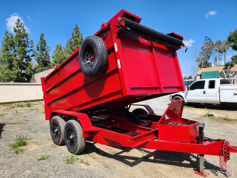 14000 Lb Scissor Lift Heavy Duty Dump Trailer Downpayment Of $1500