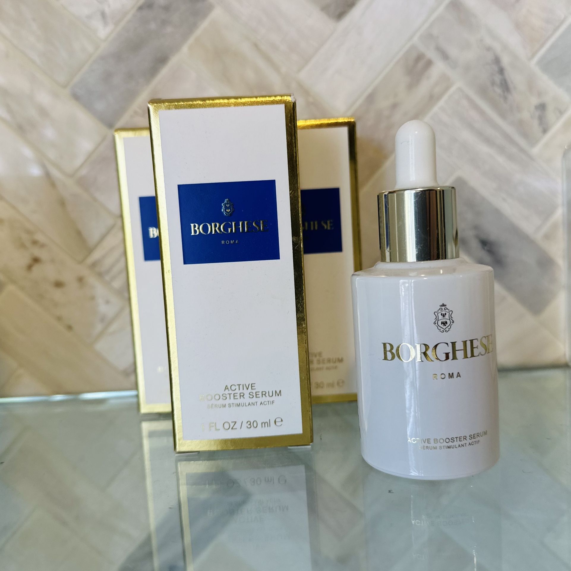 BORGHESE Active Mask Booster - NEW 3 for $30 New/Unopened. Serum to be applied under mask. Set of 3 for $30. (Retails $25) Great product, but I h