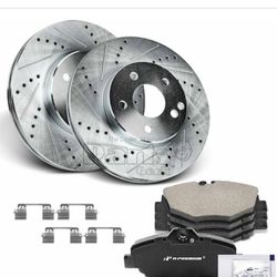 2007 mercedes e350 front brake pad and rotors