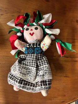 Mexican Folk Art Cloth Doll