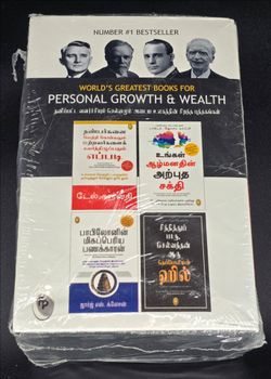 Worlds Greatest Books Personal Growth Wealth 4 Book Set TAMIL Edition NEW Sealed