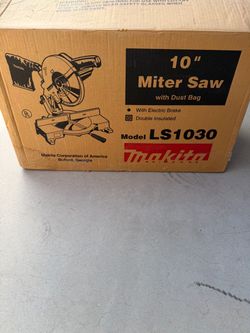 Vintage Makita LS1030 10” Miter Saw – UNUSED – Original Box & Accessories