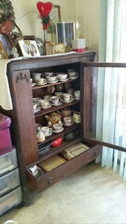Antique china hutch