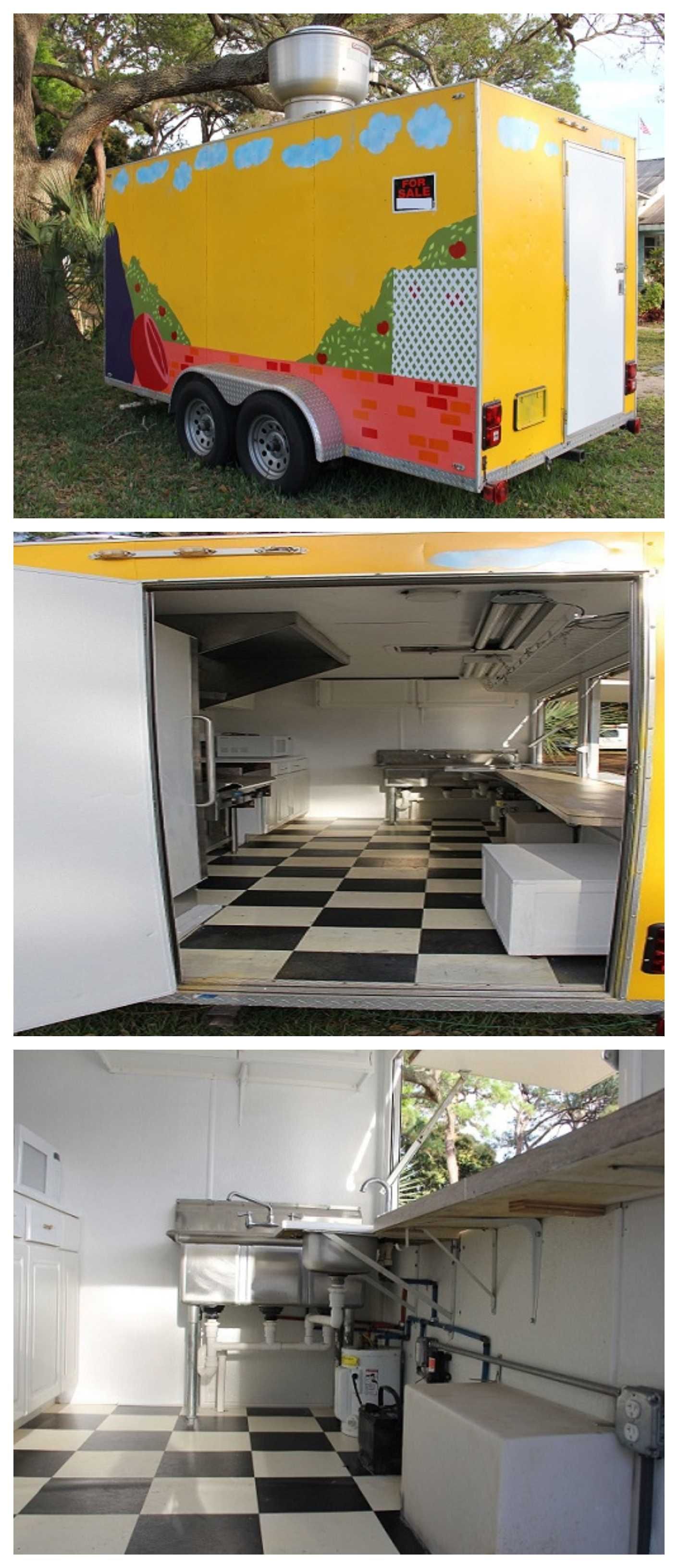 7x14 Gwen Catering Fast Food Trailer
