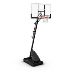 54 In. Shatter-proof Polycarbonate Exacta height® Portable Basketball Hoop System