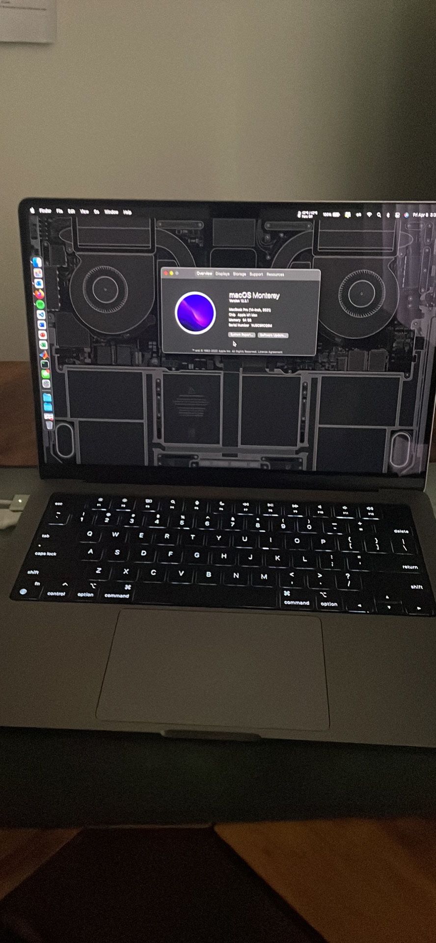 14 Inch M1 Max MacBook Pro With 64 Gb Of Ram, 32 GPU Cores And 1 Tb SSD
