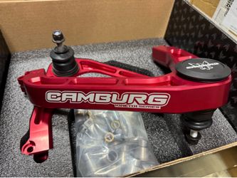 Camburg Billet Upper Control Arms Red CAM-210100-RED | 2019+ Chevy Silverado GMC Sierra 1500 Performance Upgrade