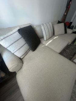 Raymour and Flanagan Wilkinson 2 piece sectional couch