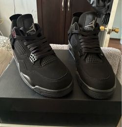 New Air Jordan 4 Black Cat Size 9.5