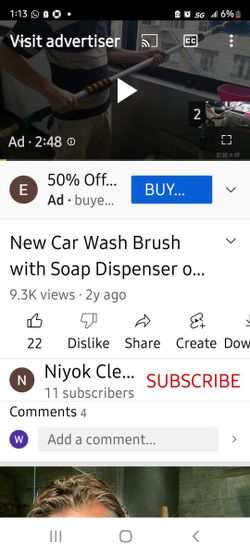 New Car Wash Brush Look In You Tube
