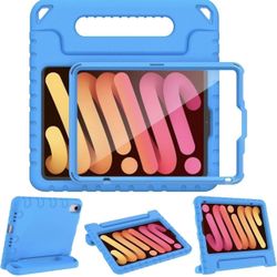 Kids Case for iPad Mini 7 (A17 Pro) 2024 8.3 inch, Mini 6 2021 with Built-in Scr