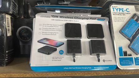 Ubiolabs 15W Wireless Charging Pad with Additional 20W USB-C Output