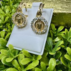 San Judas Tadeo 18K Gold Filled / Oro Laminado 18K Water & Sweat Resistant Nickel Free Hypoallergenic  Gold Plated Cross Jesus  Chris