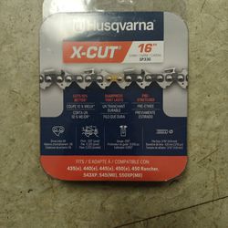 Husqvarna X Cut 16in Chainsaw Chain