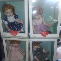 I Love Lucy Pocelin Doll Collection