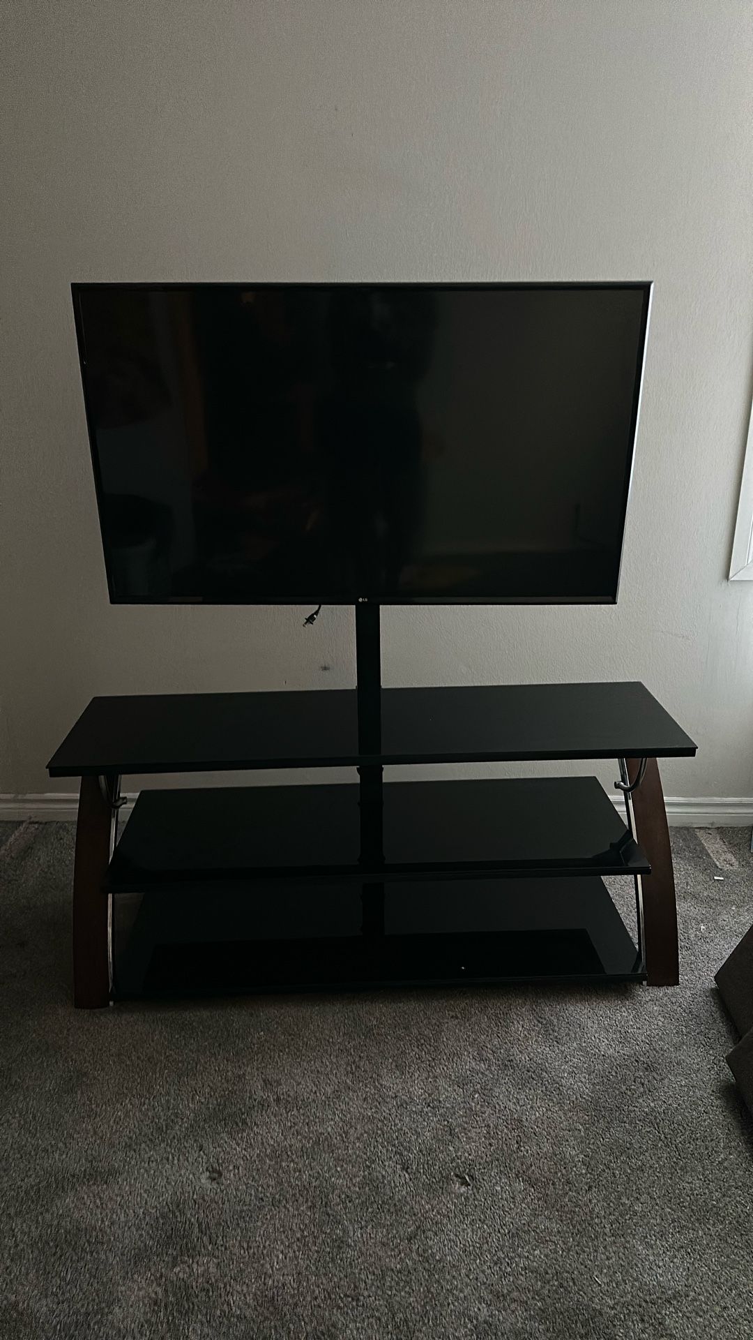 50” LG TV and Stand