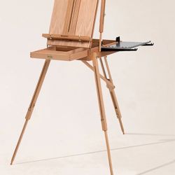 Folding Wood Easel With Carry Strap