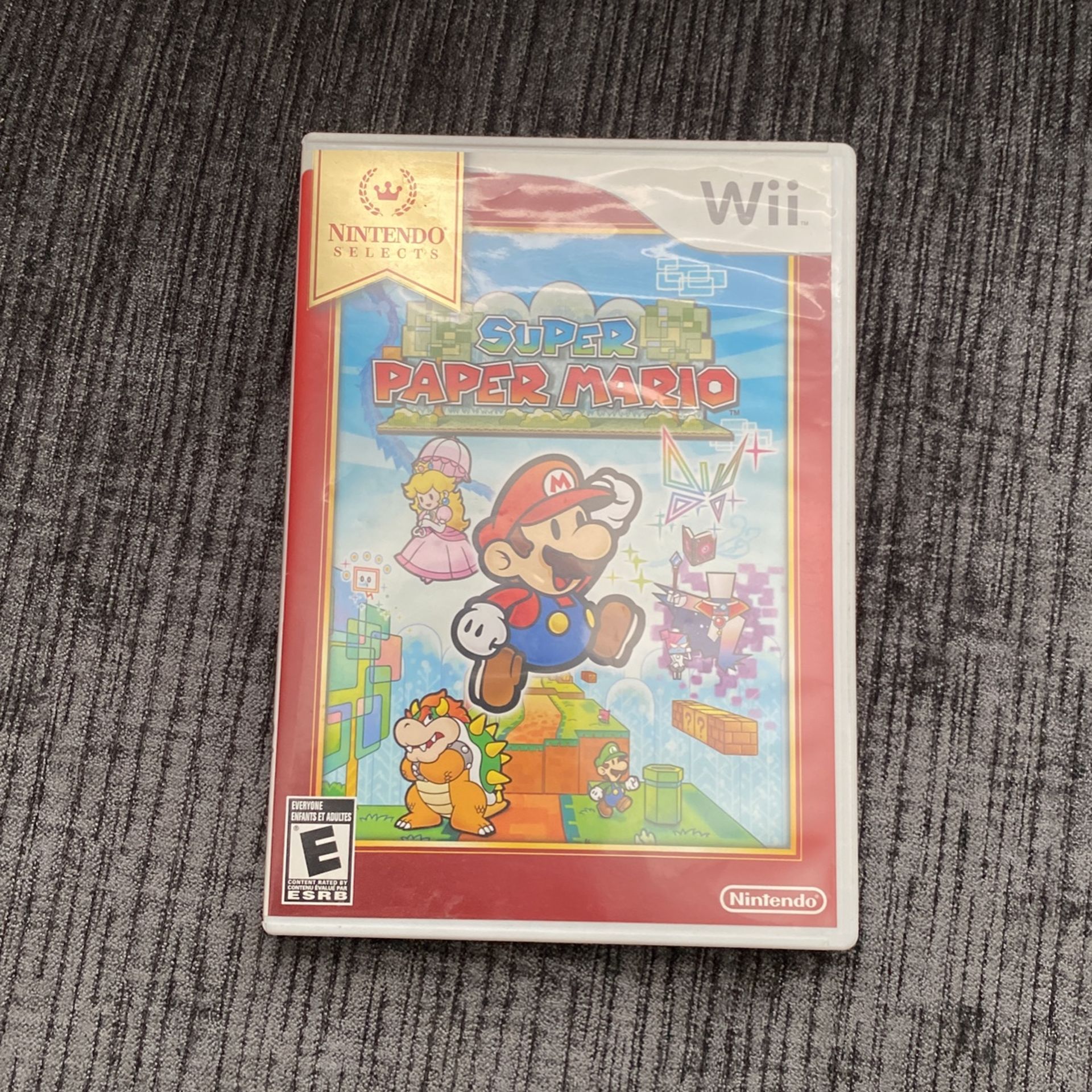 💥Super Paper Mario Nintendo Selects Edition Nintendo Wii Complete With Manual