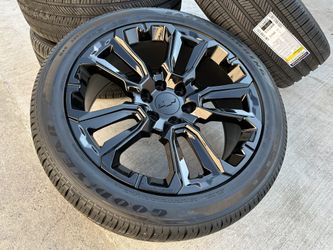 22" Chevy Silverado GOODYEAR Tires Wheels Tahoe Suburban Rim Avalanche Sierra Yukon