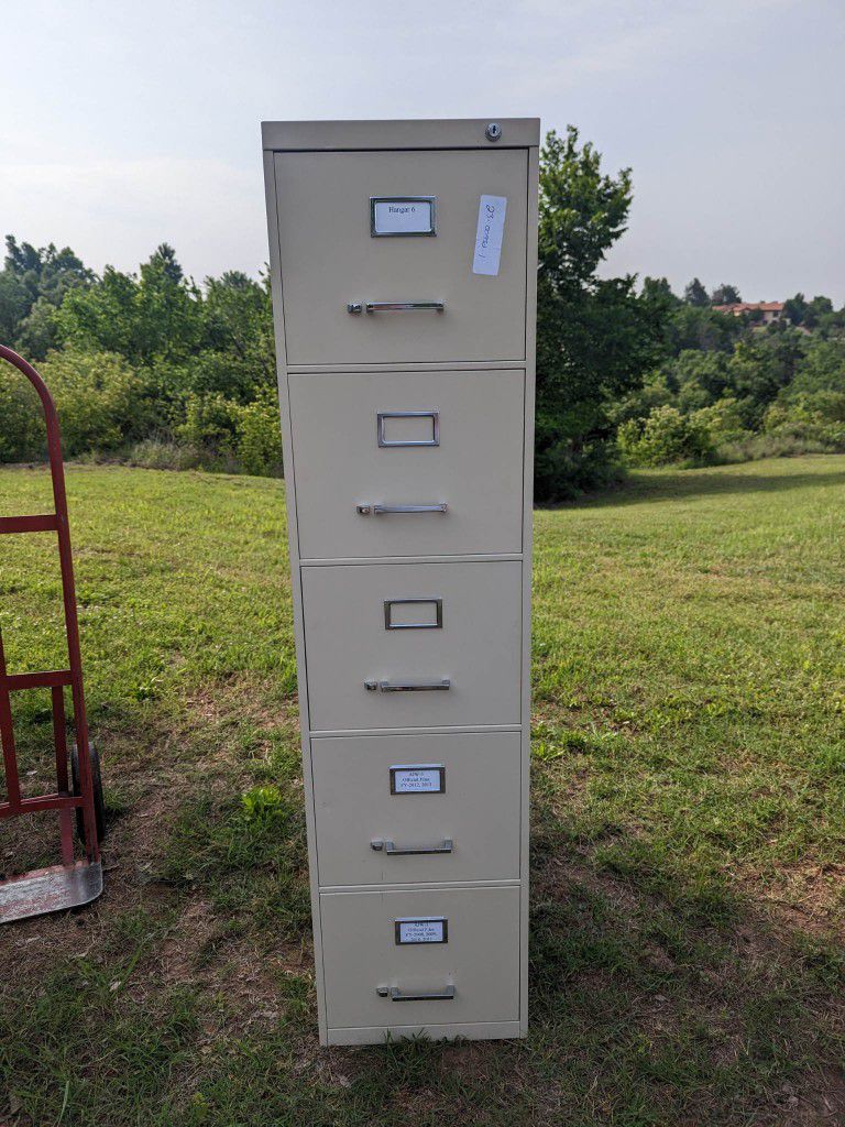5 Drawer Vertical File Cabinet 