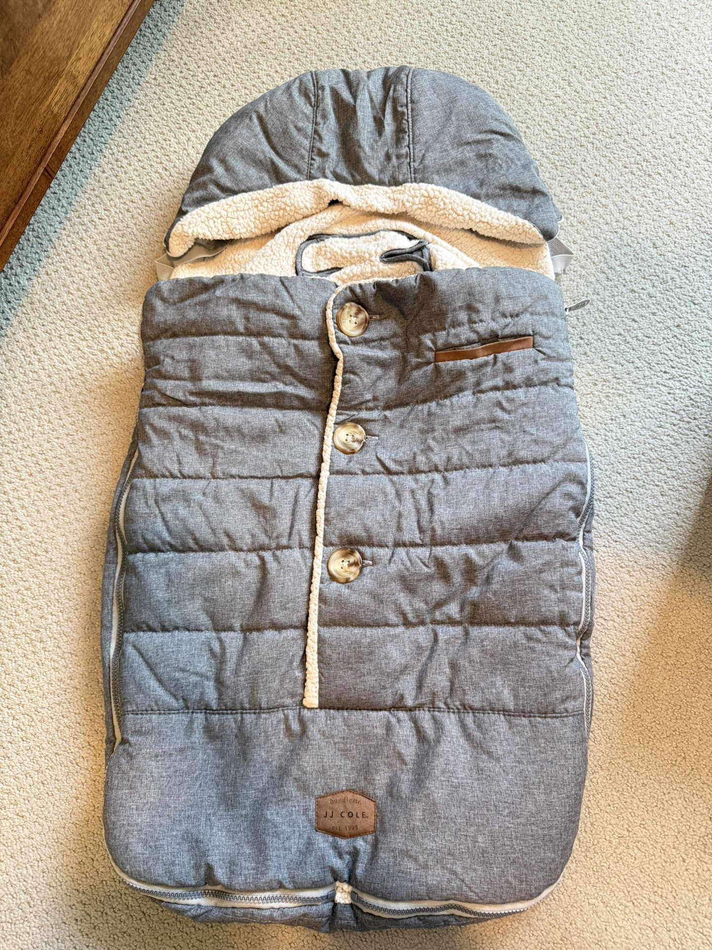 JJ Cole urban bundleme baby/toddler stroller winter bunting bag