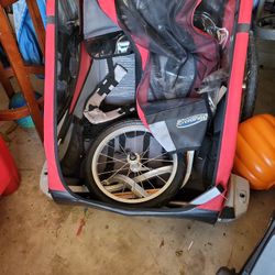 Chariot Bike Trailer and Stroller For 2 Kids