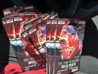 One Piece Time Of Battle Booster Packs Read Discription